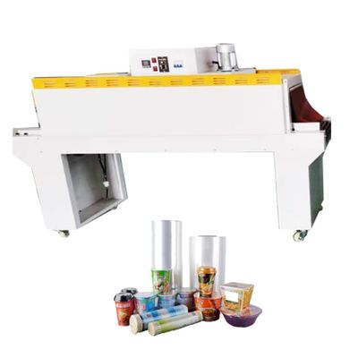 品質  Semi-automatic Beverage L Type Sealing Cutting Packing Machine With Thermo Shrink Tunnel 工場