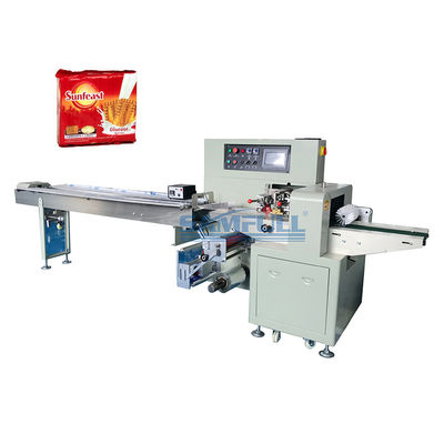 フル オートマチックのクッキーのこね粉のパッキング機械枕包装機械